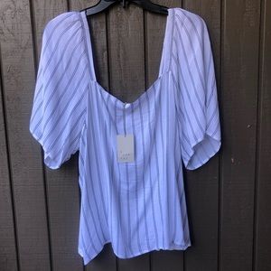 NWT Target Striped Blouse